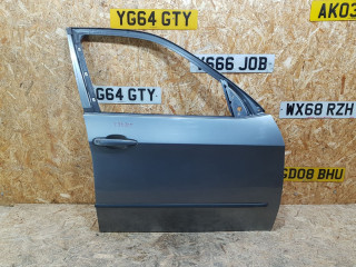 дверь передняя правая BMW X5 E70 2007, 4.8 л., бензин, АКПП, серебро, внедорожник 5 дв., полный привод, правый руль, 41517211424, 7211424, 41517181476, 7181476