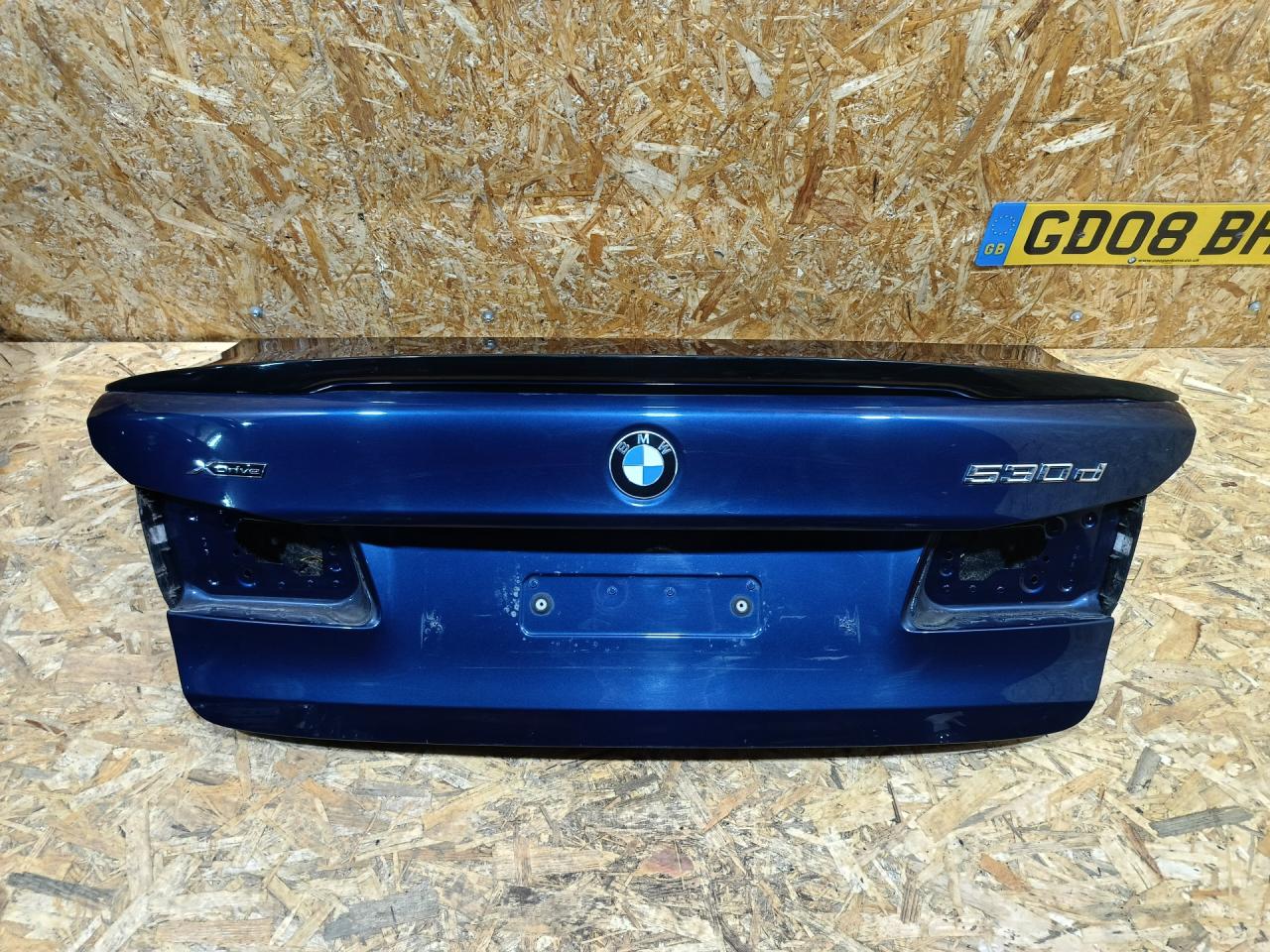 крышка багажника (дверь 3-5) BMW 5 серия G30/G31 G30 2017, 3.0 л., дизель, АКПП, синий, седан, полный привод, правый руль, 41007440695, 7440695 - фото №1