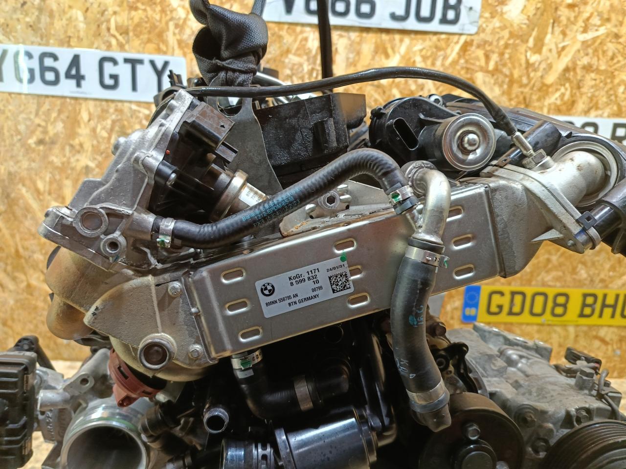 охладитель EGR / Радиатор EGR BMW 5 серия G30/G31 G31 2020, 3.0 л., дизель, АКПП, универсал, полный привод, правый руль, 8599832, 11718599832 - фото №1