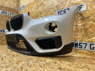 заглушка (решетка) в бампер BMW X1 F48 2016, 2.0 л., дизель, АКПП, белый, внедорожник 5 дв., передний привод, правый руль, 51117453981, 7453981
