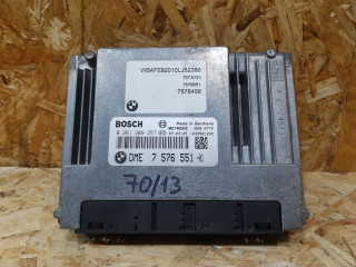 блок управления двигателем BMW X5 E70 2007, 4.8 л., бензин, АКПП, серебро, внедорожник 5 дв., полный привод, правый руль, 7576551, 0261209257, 12147576551