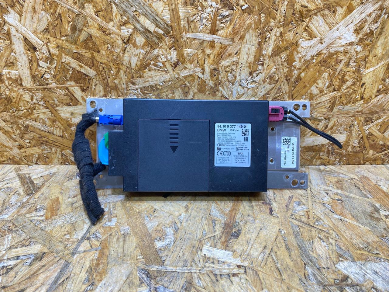 Блок управления телематика BMW 3 GT F34 2014, 2.0 л., дизель, МКПП, лифтбэк, задний привод, правый руль, 9377149 - фото №1