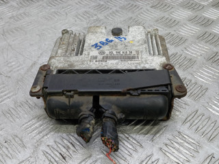 блок управления двигателем Skoda Yeti 1 поколение 2010, 2.0 л., дизель, 03L906018DB, 0281016589
