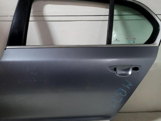 дверь задняя левая Skoda Superb 2 поколение 2009, 2.0 л., CBBB, дизель, АКПП, серый, лифтбэк