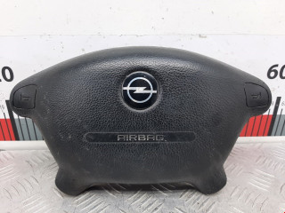 подушка безопасности водителя Opel Vectra B [рестайлинг] 2001, 1.8 л., МКПП, универсал, 90437886