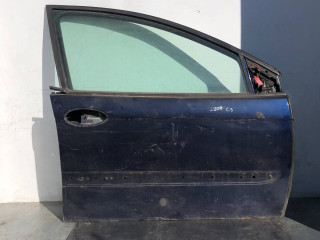 дверь передняя правая Citroen C5 1 поколение 2002, 2.2 л., дизель, АКПП, синий, универсал