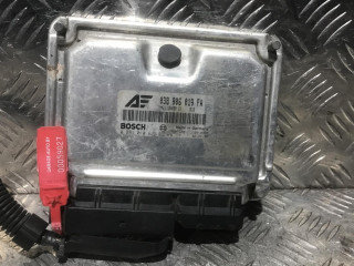 блок управления двигателем Ford Galaxy 1 поколение [рестайлинг] 2002, 1.9 л., AUY, дизель, 6МКПП, минивэн, 038906019FA, 0281010629