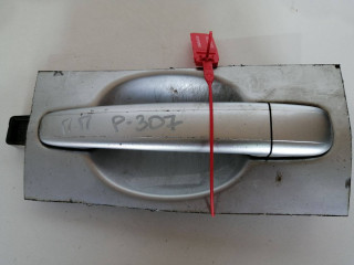 ручка наружная Peugeot 307 1 поколение 2002, 1.6 л., бензин, 5МКПП, серебро, хетчбэк 5 дв., 9636408880, 9639876380