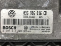 блок управления двигателем Volkswagen Golf 5 поколение 2004, 1.9 л., дизель, МКПП, 03G906016CB, 0281011900 - фото №2