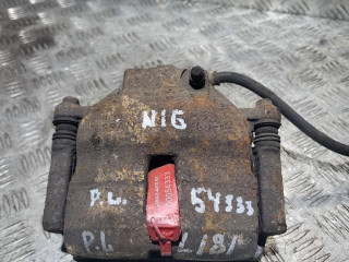 суппорт передний левый Nissan Almera N16 [рестайлинг] 2005, 2.2 л., YD22D, дизель, 6МКПП, синий, хетчбэк 5 дв.