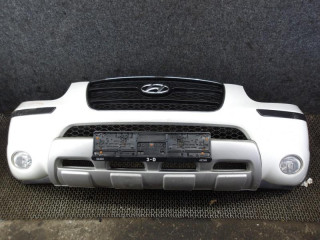 бампер передний Hyundai Santa Fe 1 поколение [рестайлинг] 2008, 2.2 л., дизель, МКПП, внедорожник 5 дв.