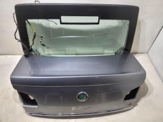 крышка багажника (дверь 3-5) Skoda Superb 2 поколение 2009, 2.0 л., CBBB, дизель, АКПП, серый, лифтбэк