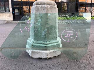 стекло двери передней левой Mini Cooper S 2 поколение [рестайлинг] R56 2013