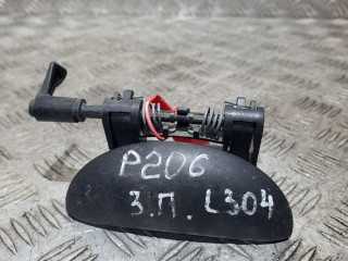 ручка наружная задняя правая Peugeot 206 1 поколение 2000, 1.4 л., KFX (TU3JP), бензин, АКПП, хетчбэк 5 дв.