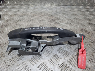 ручка наружная задняя левая Citroen C4 Picasso 1 поколение 2006, 1.6 л., дизель, black, минивэн, 9680503580