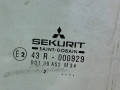 стекло двери задней левой Mitsubishi Carisma 1 поколение [рестайлинг] 2003, 1.6 л., бензин, МКПП, хетчбэк 5 дв. - фото №5