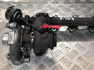 турбина Peugeot 307 1 поколение 2005, 1.6 л., 9HX (DV6ATED4), дизель, МКПП, TD025S206T4