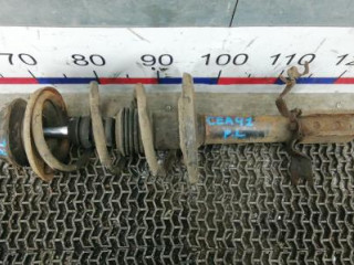 стойка передняя левая Dacia Sandero 2 поколение 2013, 1.2 л., бензин, МКПП, хетчбэк 5 дв.