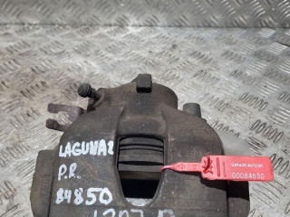 суппорт передний правый Renault Laguna 2 поколение 2005, 2.0 л., бензин, 5МКПП, серебро, хетчбэк 5 дв.