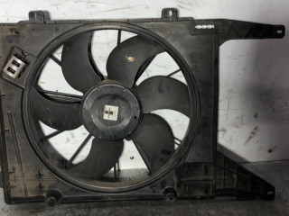 вентилятор радиатора Renault Scenic 1 поколение 1998, 1.6 л., K7M 690, бензин, 5МКПП, синий, минивэн