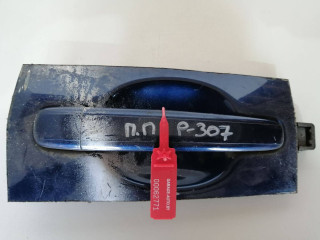 ручка наружная Peugeot 307 1 поколение 2005, синий, универсал, 9657619780