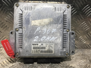 блок управления двигателем Peugeot 307 1 поколение 2003, 2.0 л., HDi, дизель, МКПП, универсал, 0281011081, 9647472780, EDC15C2