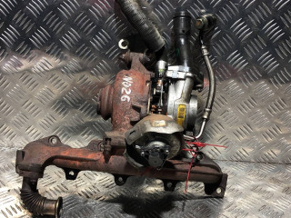 турбина Peugeot 307 1 поколение 2005, 2.0 л., RHR (DW10BTED4), дизель, 6МКПП, универсал, 9658673480