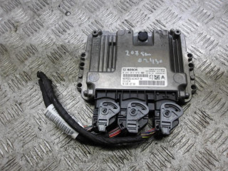блок управления двигателем Peugeot 207 1 поколение [рестайлинг] 2011, 1.6 л., дизель, МКПП, универсал, 9664843780