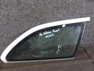 стекло кузовное боковое правое Skoda Octavia 1 поколение [рестайлинг] 2009, 2.0 л., дизель, МКПП, универсал