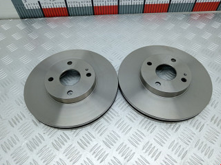 диск тормозной передний Mazda 323 6 поколение 2000, 1.6 л., МКПП, хетчбэк 5 дв., BJ1Y3325X