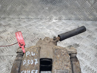 суппорт передний левый Peugeot 307 1 поколение 2003, 2.0 л., RHY (DW10TD), дизель, 5МКПП, черный, универсал