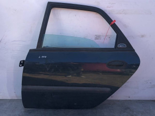 дверь задняя левая Renault Laguna 1 поколение [рестайлинг] 1999, 1.6 л., бензин, 5МКПП, синий, хетчбэк 5 дв.