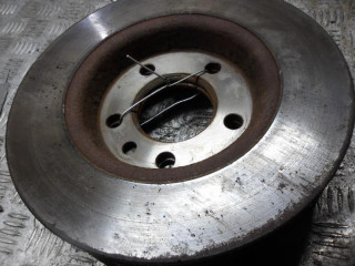 диск тормозной задний Volkswagen Transporter T5 2007, 2.5 л., дизель, МКПП, микроавтобус