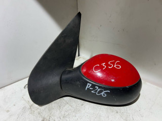 зеркало наружное левое Peugeot 206 1 поколение 2002, red, хетчбэк 5 дв.