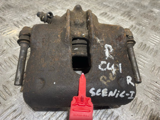 суппорт передний правый Renault Scenic 1 поколение [рестайлинг] 2002, 1.6 л., бензин, 5МКПП, минивэн