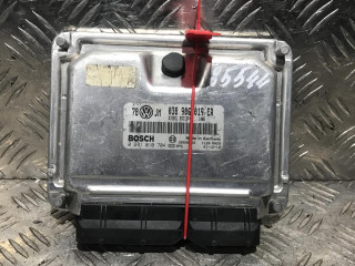 блок управления двигателем Volkswagen Passat B5 2001, 1.9 л., дизель, МКПП, chartreuse, универсал, 038906019ER, 0281010704