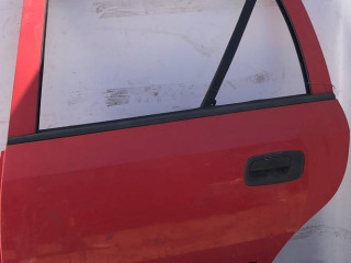дверь задняя левая Opel Astra G 1999, red, универсал