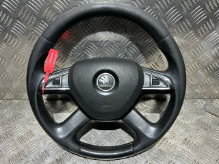 руль Skoda Superb 2 поколение 2010, 2.0 л., CFFB, дизель, 6МКПП, бордо, лифтбэк