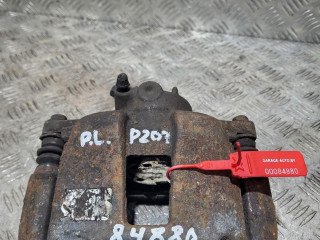 суппорт передний левый Peugeot 207 1 поколение 2008, 1.6 л., дизель, 5МКПП, серебро, универсал