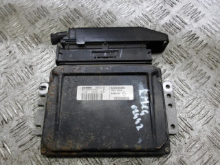 блок управления двигателем Renault Megane 1 поколение [рестайлинг] 2001, 1.6 л., бензин, АКПП, кабриолет, 8200046488, S110010002D