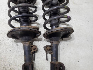 стойка передняя левая Hyundai Santa Fe 2 поколение (CM) 2008, 2.2 л., D4EB, дизель, АКПП, серый, внедорожник 5 дв.