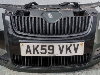 передняя часть (ноускат) Skoda Roomster 1 поколение 2009, 1.4 л., BNM, дизель, 5МКПП, минивэн