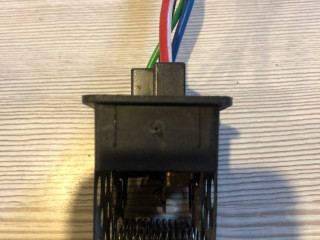 сопротивление печки Opel Zafira 1 поколение (A) [рестайлинг] 2003, 2.0 л., Y 20 DTH, дизель, 5МКПП, минивэн