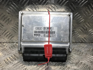 блок управления двигателем Audi A4 B6 2003, 2.0 л., ALT, бензин, АКПП, серый, седан, 8E0909557J, 0261207977