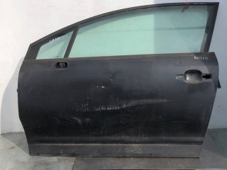 дверь передняя левая Citroen C4 1 поколение 2004, black, хетчбэк 3 дв.