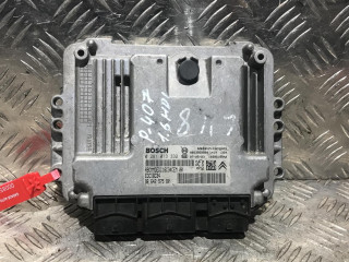 блок управления двигателем Peugeot 407 1 поколение 2007, 1.6 л., 9HZ (DV6TED4), дизель, 5МКПП, универсал, 9664257580, 0281013332, EDC16C34