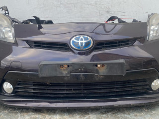 передняя часть (ноускат) Toyota Prius 3 поколение XW30 [рестайлинг] 2013, 1.8 л., 2ZR-FAE, бензин, вариатор, хетчбэк 5 дв.