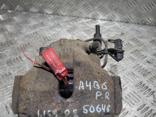 суппорт передний правый Audi A4 B6 2001, 1.9 л., AWX, дизель, 6МКПП, серебро, универсал