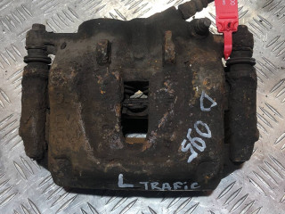 суппорт передний левый Renault Trafic 2 поколение 2005, 1.9 л., F9Q 650, дизель, 6МКПП, микроавтобус