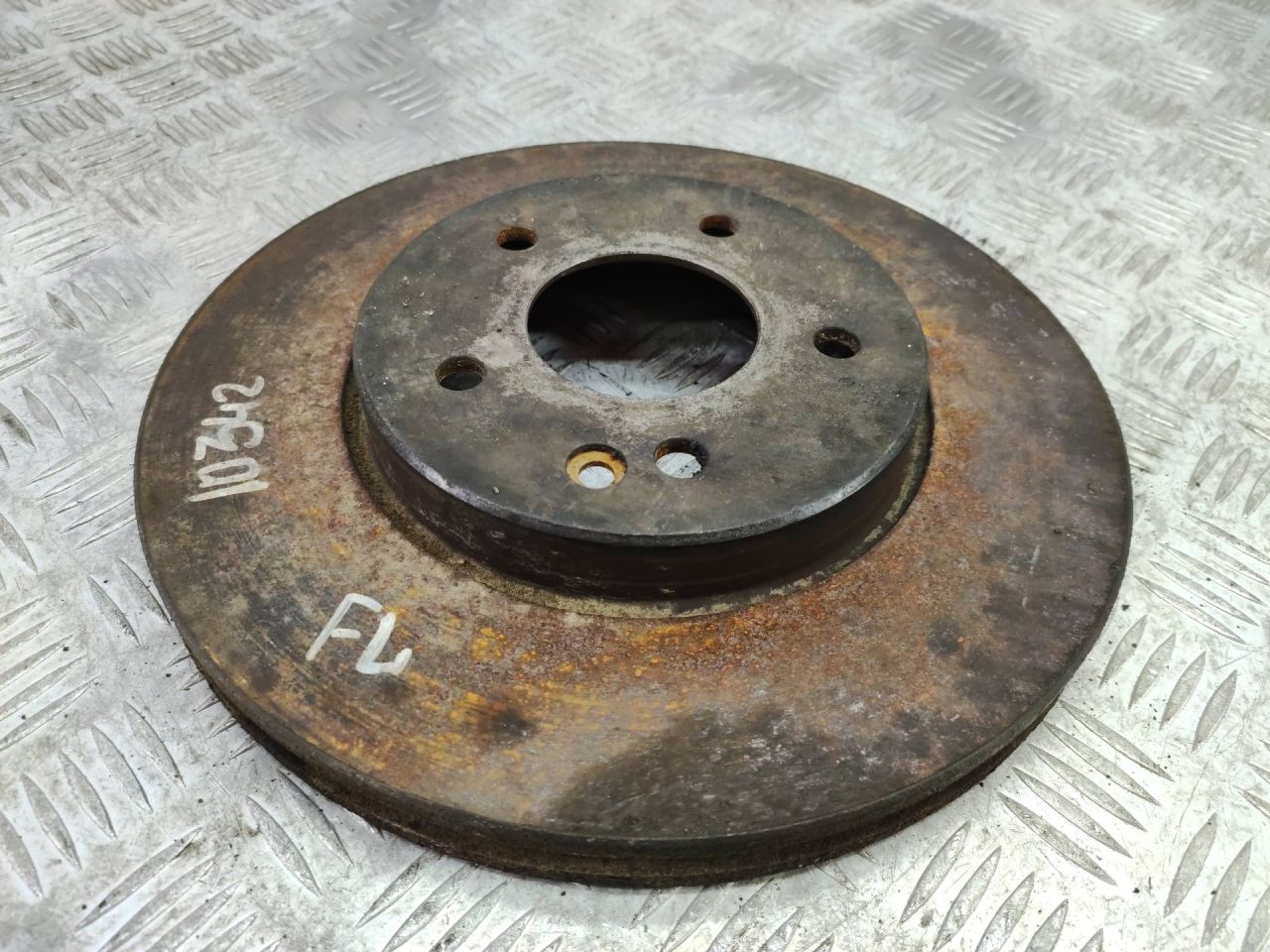 диск тормозной передний Mercedes-Benz SLK-Класс R170 2000, 2.0 л., бензин, АКПП - фото №1